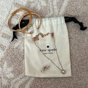 Kate Spade Gold Jewelry Set